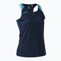Damen-Tennisshirt Joma Terra Tank Top dark navy/turquoise fluor 3