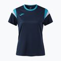 Damen-Tennisshirt Joma Terra dark navy/turquoise fluor