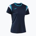 Tennisshirt Damen Joma Terra dark navy/turquoise fluor 3