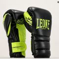 LEONE 1947 Carbon22 schwarz-grüne Boxhandschuhe GN222 16