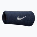 Schweißband für das Handgelenk Nike Swoosh Doublewide Wristbands 2 Stk. obsidian/white