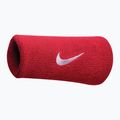 Schweißband für das Handgelenk Nike Swoosh Doublewide Wristbands 2 Stk. varsity red/white