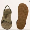 Herren Teva Original Universal Leder gebrannt oliv Wandersandalen 10