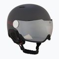 Skihelm Bollé Might Visor titanium red matte/brown gun