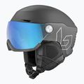 Skihelm Bollé V-Ryft Pure black coal matte/photochromic blue