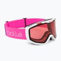 Kinderskibrille Bollé Rocket weiß& rosa matt/ vermillon