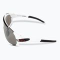 Tifosi Sledge matte weiß/Rauch/ac rot/klar Fahrradbrille 5