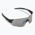 Tifosi Tsali matt schwarz/rauch/ac rot/klar Fahrradbrille 2
