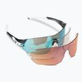 Tifosi Tsali Clarion Kristall rauch/weiß/clarion blau/ac rot/klar Fahrradbrille