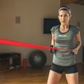 SKLZ Resistance Cable Rubber Set 20lb (4'Cable + Flex Handle + Door Anchor) orange/schwarz 4