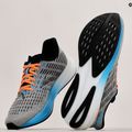 Brooks Hyperion Herren Laufschuhe grau/atomic blau/scarlet 19