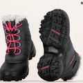 Columbia Rope Tow III WP Girl Kinderschneestiefel dunkelgrau/haute pink 19