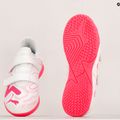 PUMA Future Play IT V Jr Kinder Fußballschuhe puma weiß/feuerorchidee 15