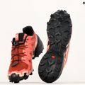 Salomon Speedcross 6 Damen Laufschuhe Rindsleder/schwarz/englisch Rose 14