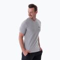 NEBBIA Minimalist Logo Herren Trainings-T-Shirt hellgrau