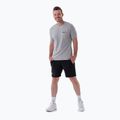 NEBBIA Minimalist Logo Herren Trainings-T-Shirt hellgrau 3