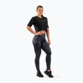 Leggings Damen NEBBIA Glossy Look Bubble Butt volcanic black 2