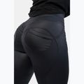 Leggings Damen NEBBIA Glossy Look Bubble Butt volcanic black 6