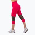 Damen Trainingsleggings NEBBIA Sporty High-Waist 3/4 rosa 2