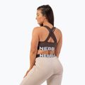 NEBBIA Medium Impact Cross brauner Fitness-BH 2