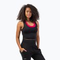 Damen Trainings-Tanktop NEBBIA Sporty Slim Fit Crop schwarz 42211