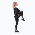 Training-Leggings Damen NEBBIA Gold Print schwarz 82711 2
