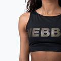 Trening-BH NEBBIA Gold Mesh Mini Top schwarz 8311 4