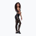 Training-Leggings Damen NEBBIA Gold Mesh schwarz 82911 5