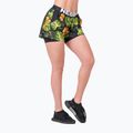 Damen-Trainingsshorts NEBBIA High-Energy Double Layer dschungelgrün