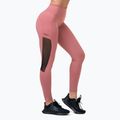 Damen Trainingsleggings NEBBIA Mesh High-Waist altrosa