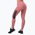 Damen Trainingsleggings NEBBIA Mesh High-Waist altrosa 2