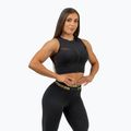 Training Top Damen NEBBIA Mesh Intense black/gold