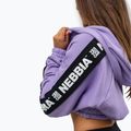 Damen Hoodie Sweatshirt NEBBIA Crop Hoodie Iconic lila 4