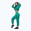 Damen Hoodie Sweatshirt NEBBIA Crop Hoodie Iconic green 2