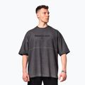 Trainingsshirt Herren NEBBIA Washed-Off Heavyweight No Shortcuts black
