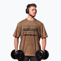 Trainingsshirt NEBBIA Washed-Off Heritage light brown