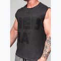 Herren Trainingstank Top Washed-Off Beastin schwarz 5