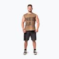 Herren Washed-Off Beastin hellbraunes Trainingstank-Top 2