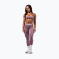 Damen-Trainingsleggings NEBBIA Flow Seamless Hight Waist Push Up pink 2