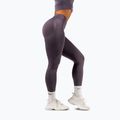 Damen-Trainingsleggings NEBBIA Flow Seamless Maximum Push-Up dark grey 2