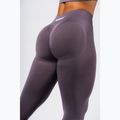 Damen-Trainingsleggings NEBBIA Flow Seamless Maximum Push-Up dark grey 5