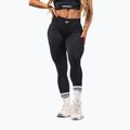Damen-Trainingsleggings NEBBIA Flow Seamless Push Up Black