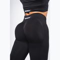Damen-Trainingsleggings NEBBIA Flow Seamless Push Up Black 5