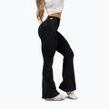 Damen-Trainingsleggings NEBBIA Flow Seamless High Waist Sculpting Flared Black 4