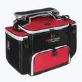 Delphin Atoma XL Angeltasche schwarz/rot