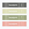 Widerstandsbänder-Set GymBeam 4 Stück black/olive/green/peach