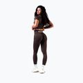 Damen Trainingsleggings NEBBIA Power dunkelbraun 2