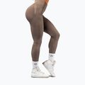 Damen Trainingsleggings NEBBIA Power light brown ash 4