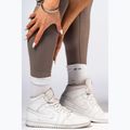 Damen Trainingsleggings NEBBIA Power light brown ash 7
