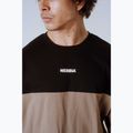 Trainings-T-Shirt Herren NEBBIA Power Oversize light brown ash 5